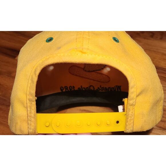 Vintage Dekalb Seed Corn Kap King Farm Hat Trucker Cap Yellow Snapback 1989 USA - Picture 5 of 8